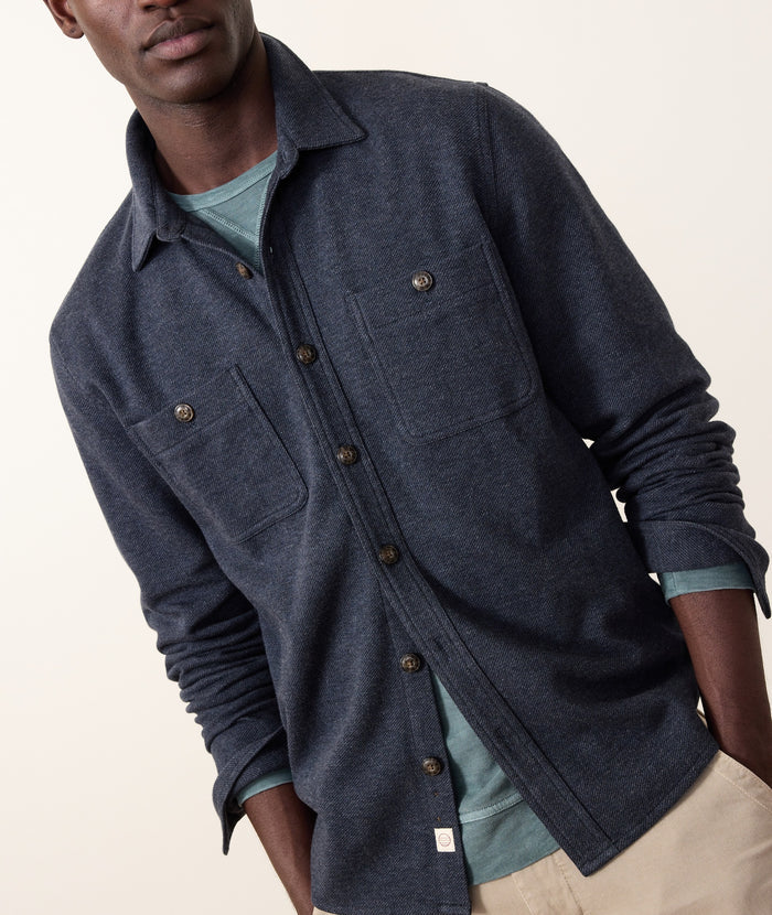Pacifica Stretch Shirt | Navy