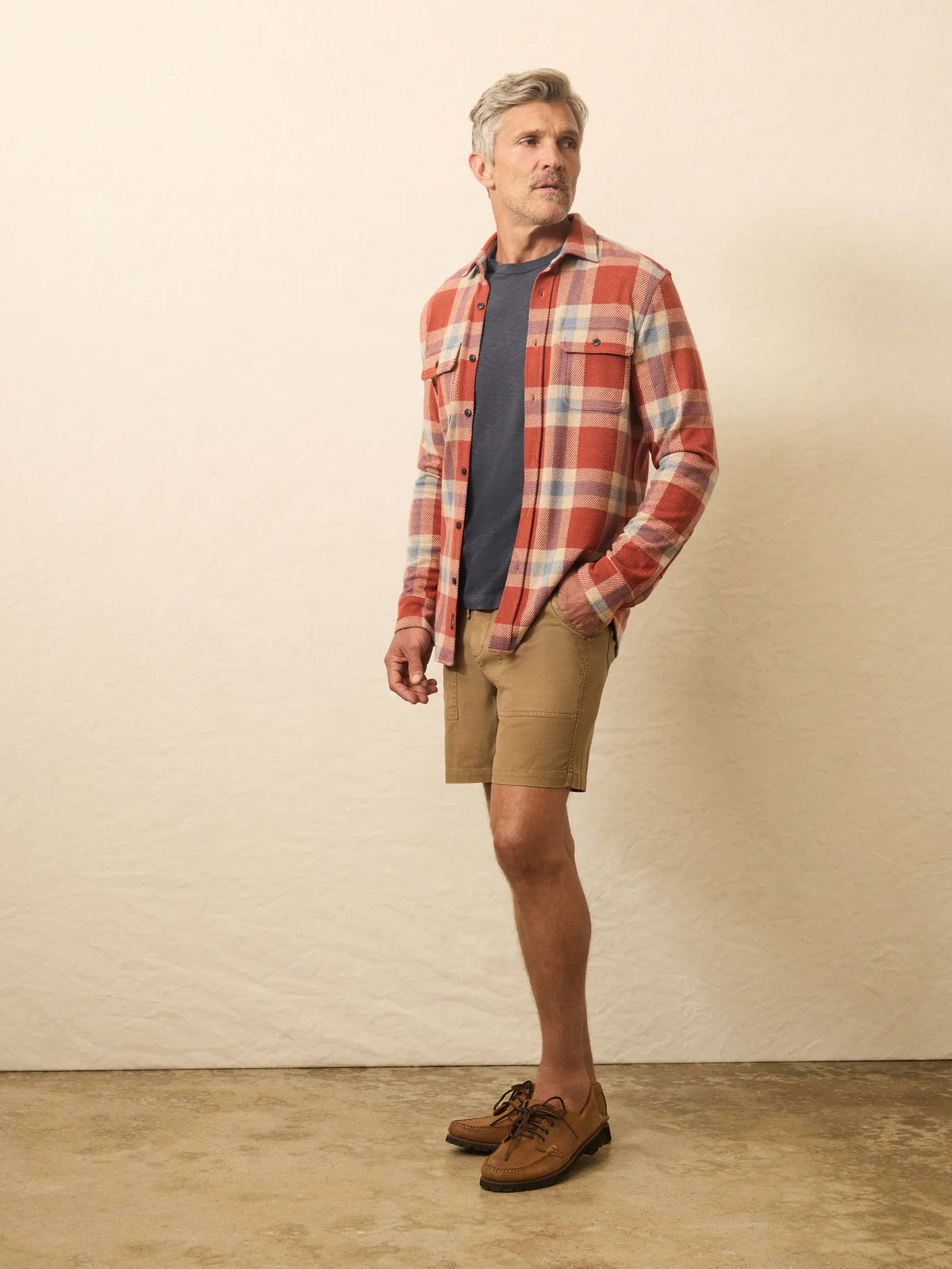 Legend Sweater Shirt | Copper Falls Plaid