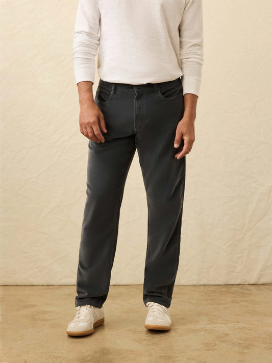 Stretch Terry Cord Five-Pocket Pant | Steel River
