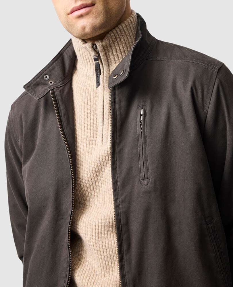 Robbies Road 1/4 Zip | Flax