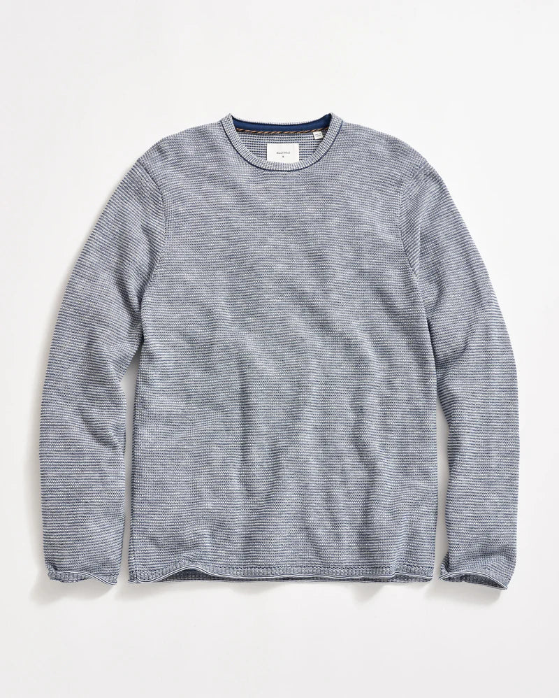 Tuck Stripe Crew | Dark Denim