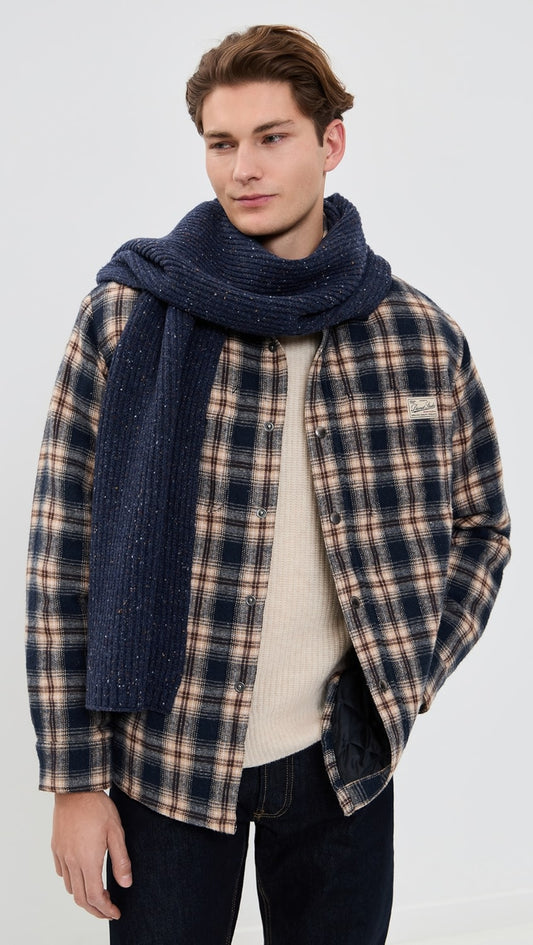 Cabin Nep Scarf | Navy