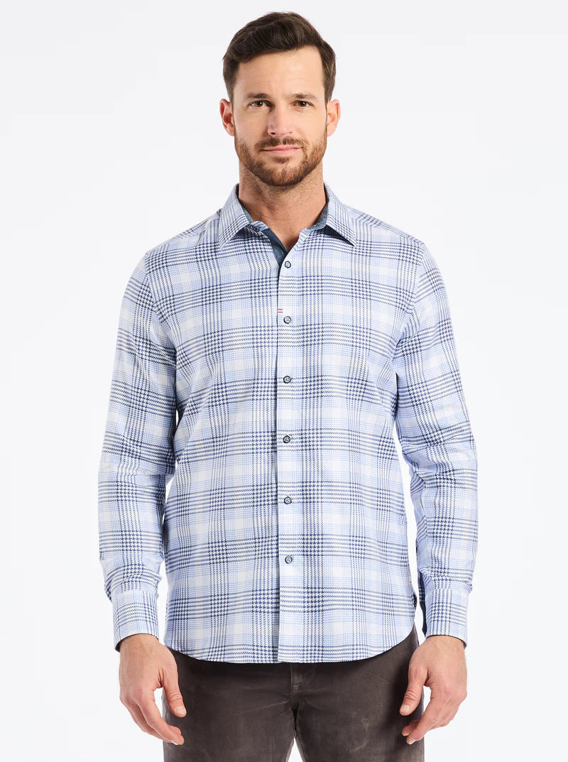 Delford Long Sleeve Shirt | Navy