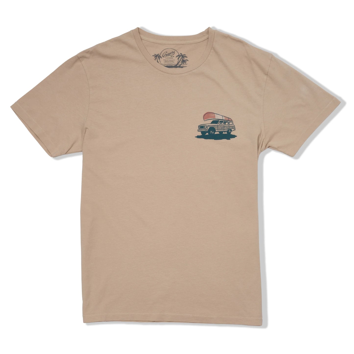 Canoe Print Tee | Ecru