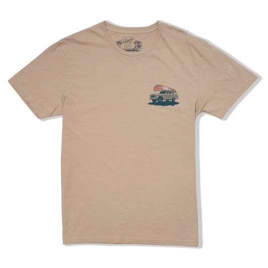 Canoe Print Tee | Ecru