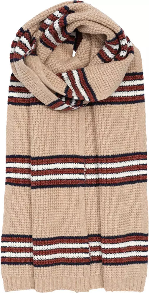 Jackson Stripe Scarf | Oatmeal Heather