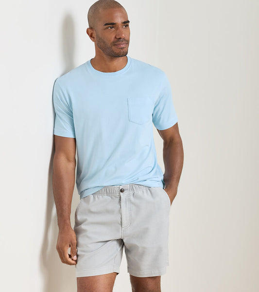 Crown Comfort Pocket Tee | Stream Blue
