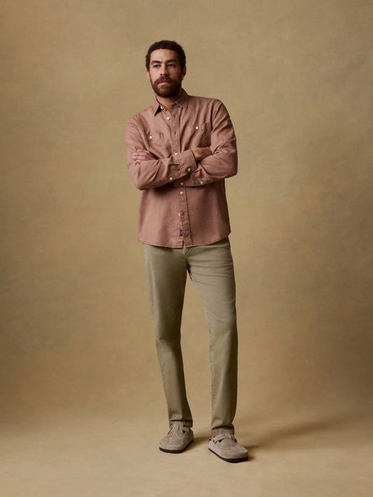 Coastline Stretch Chino | Olive Valley