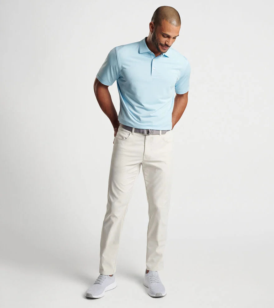 Jubilee Performance Jersey Polo | Cottage Blue