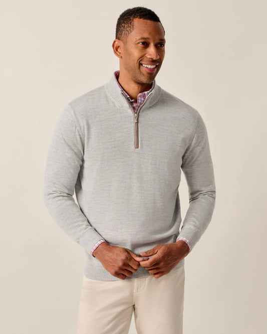 Raynor 1/4 Zip | Light Grey