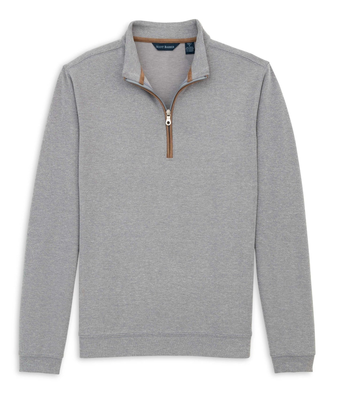Stretch Heather Fleece Pullover | Grey Heather