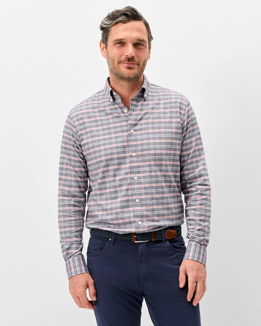 Basswood Plaid Shirt | Navy