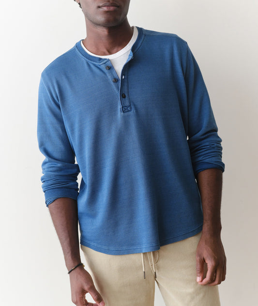 Pacifica Stretch Henley | Dark Indigo