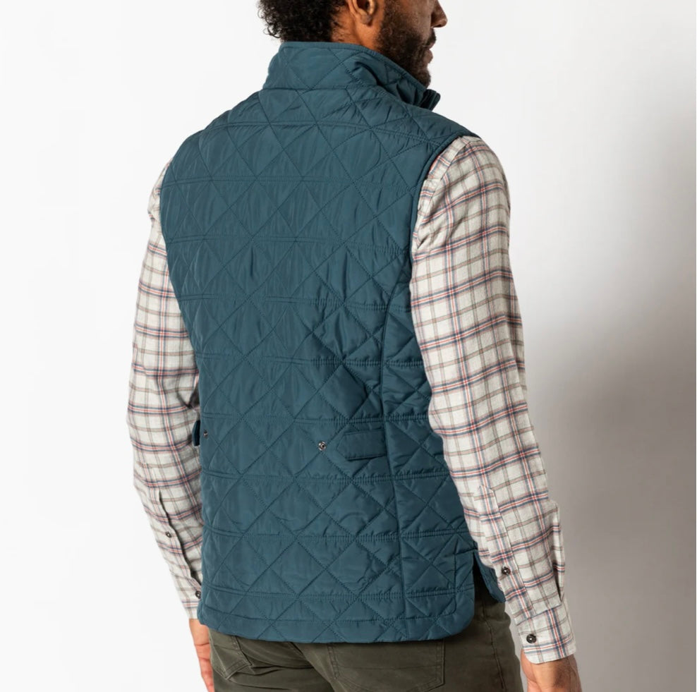 Fremont Performance Quilted Vest | Orion Blue