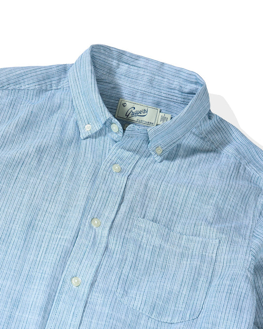 The Weaver’s Stripe Shirt | Navy Cream