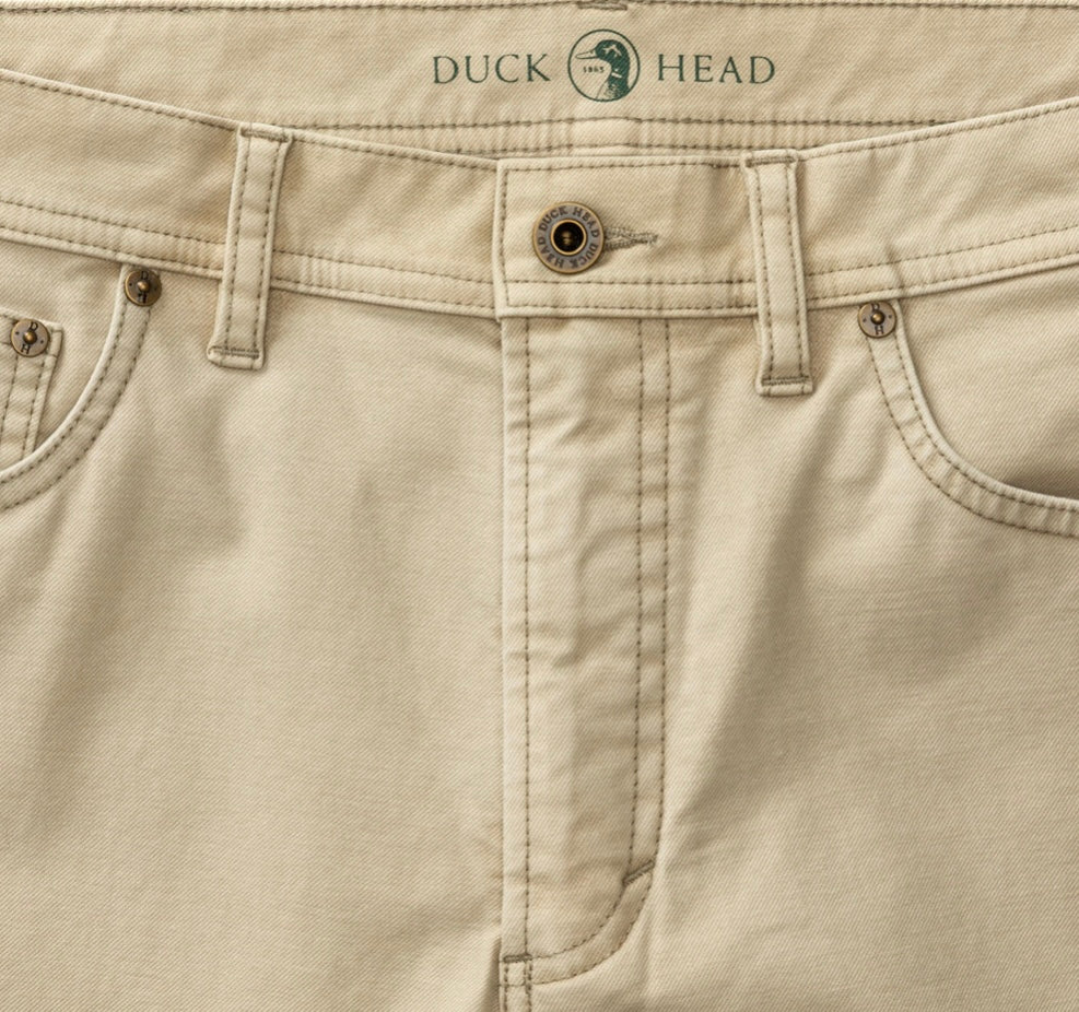 Weldon Garment Dyed Five-Pocket Pant | Sandstone