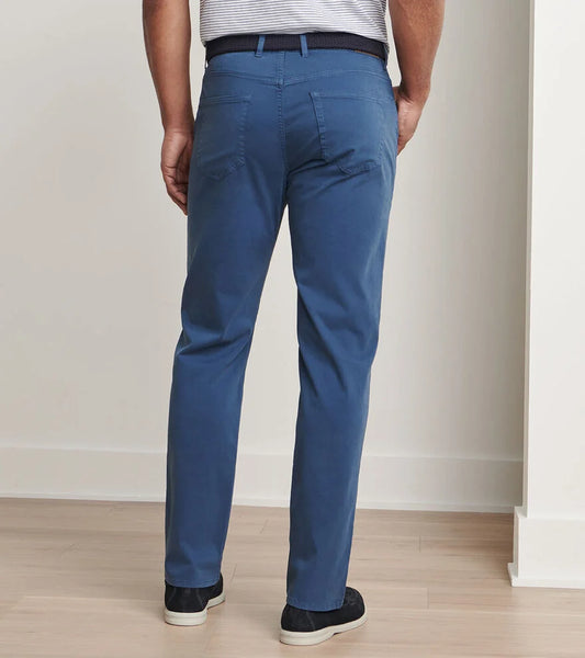 Signature Sateen Five-Pocket Pant | Navy