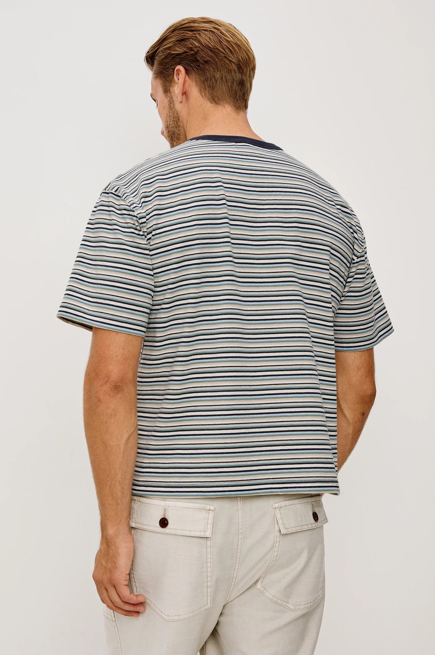 Kip T-Shirt | Playa Azul Stripe