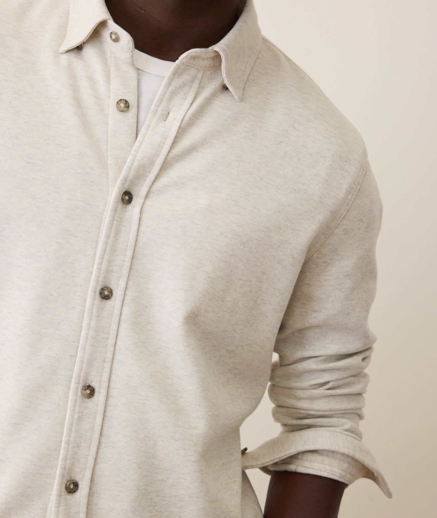 Pacifica Stretch Twill Shirt | Oatmeal Heather