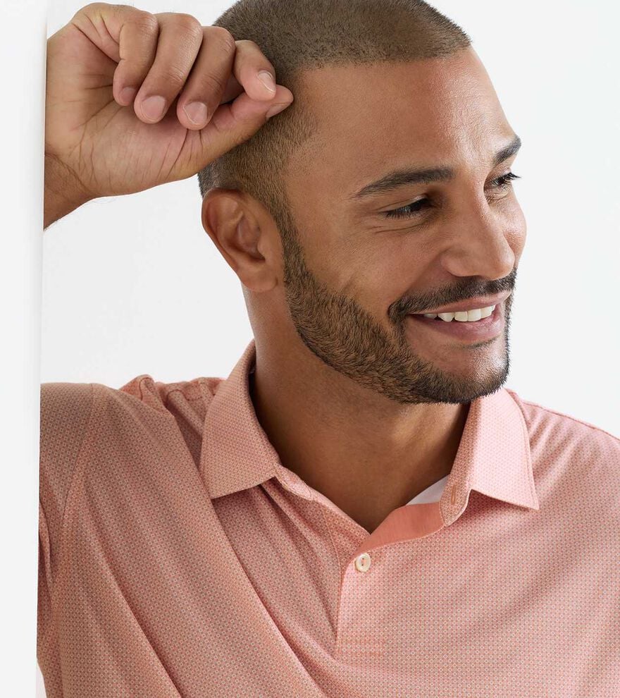 Featherweight Parke Performance Polo | Venetian Pink