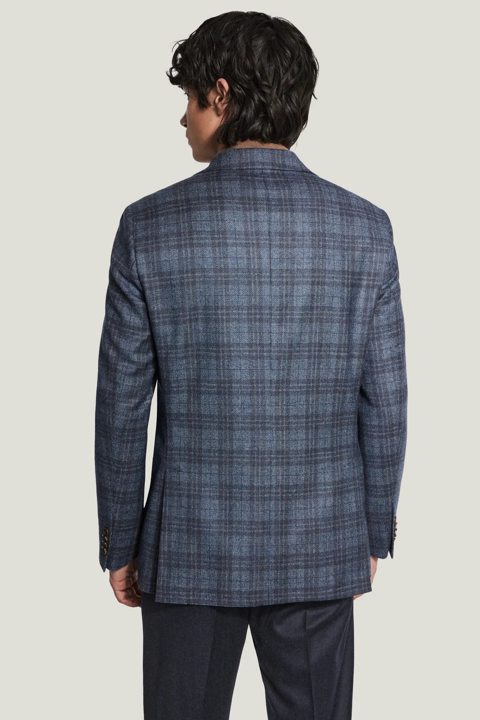 Conway Blazer | Blue & Brown