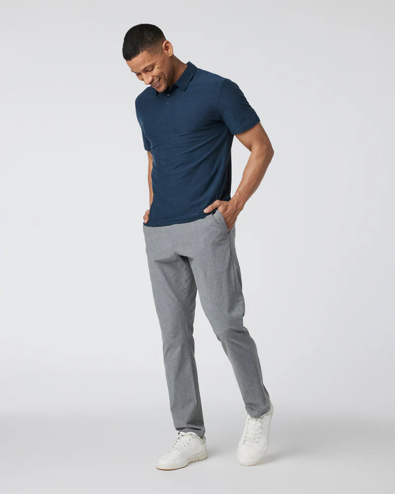 Strato Tech Polo | Heather Navy