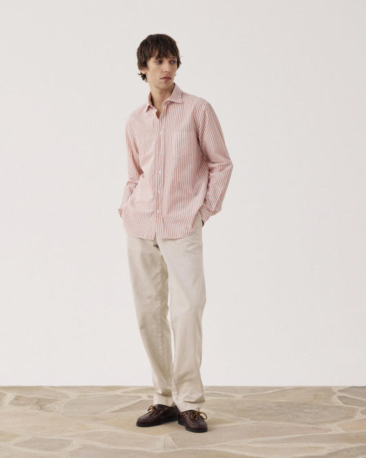 Paul Shirt | Orange & White