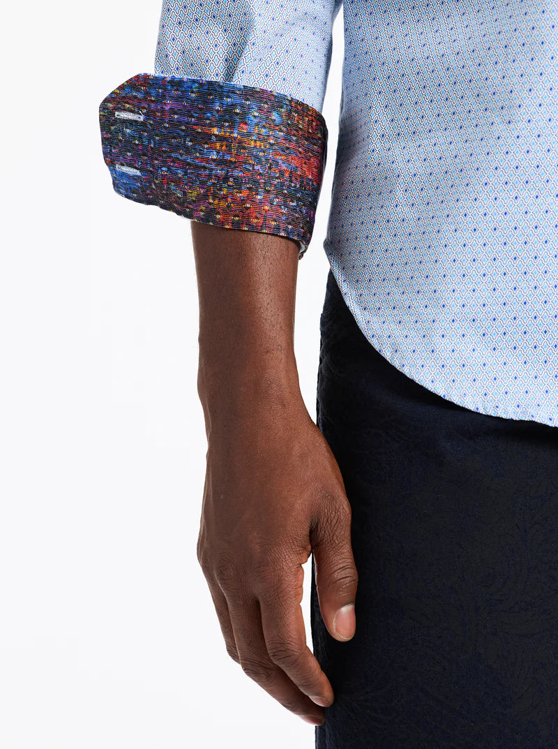 Clayton Long Sleeve Shirt | Blue