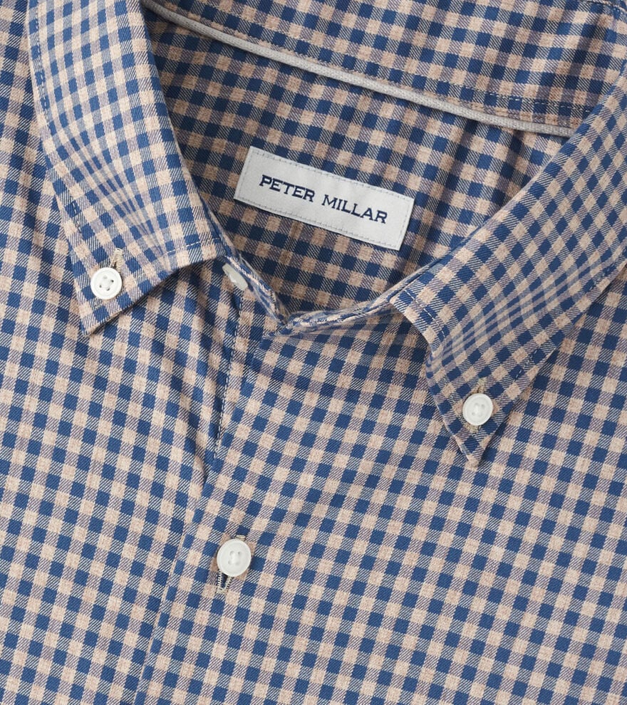 Conway Crown Lite Cotton-Stretch Sport Shirt | Poplar Brown