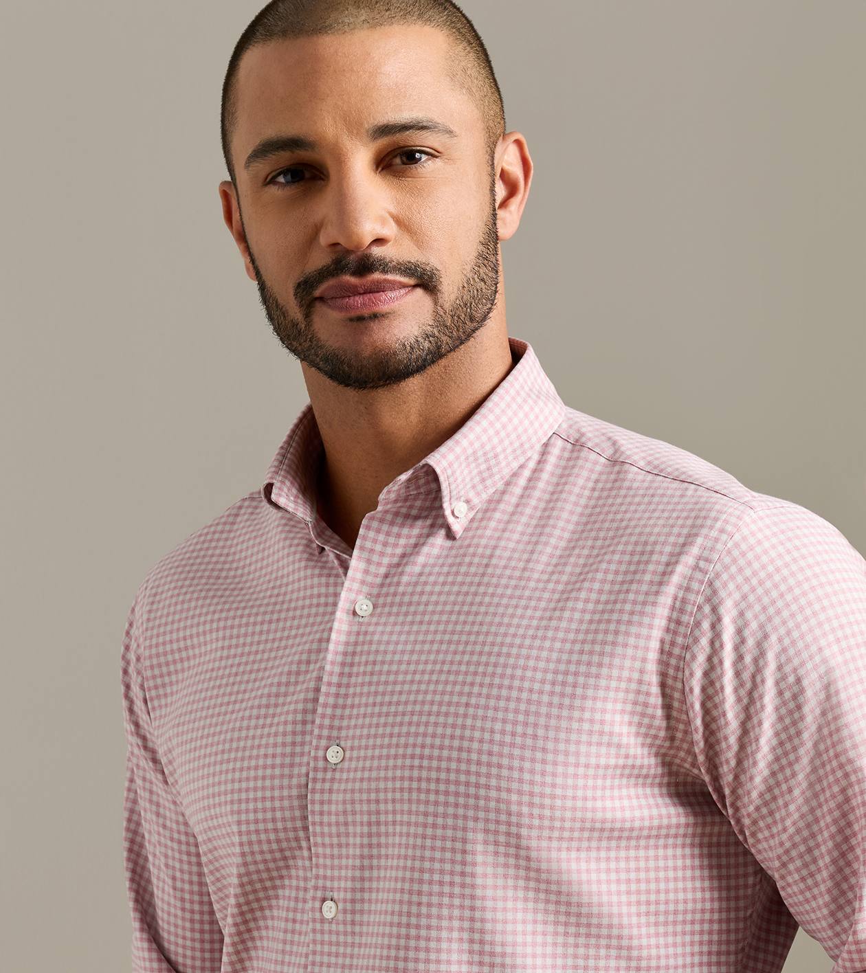 Liam Crown Soft Twill Sport Shirt | Dusty Rose