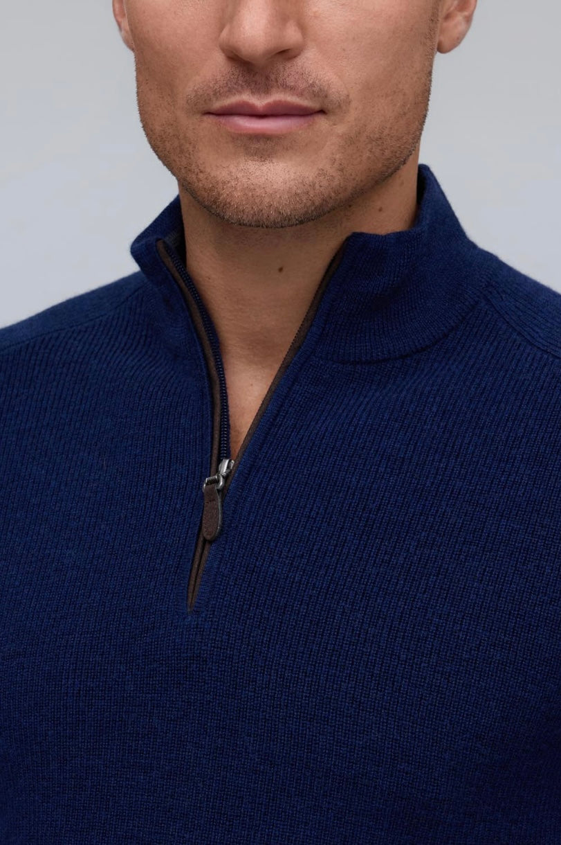The Marlowe 1/4 Zip | Midnight