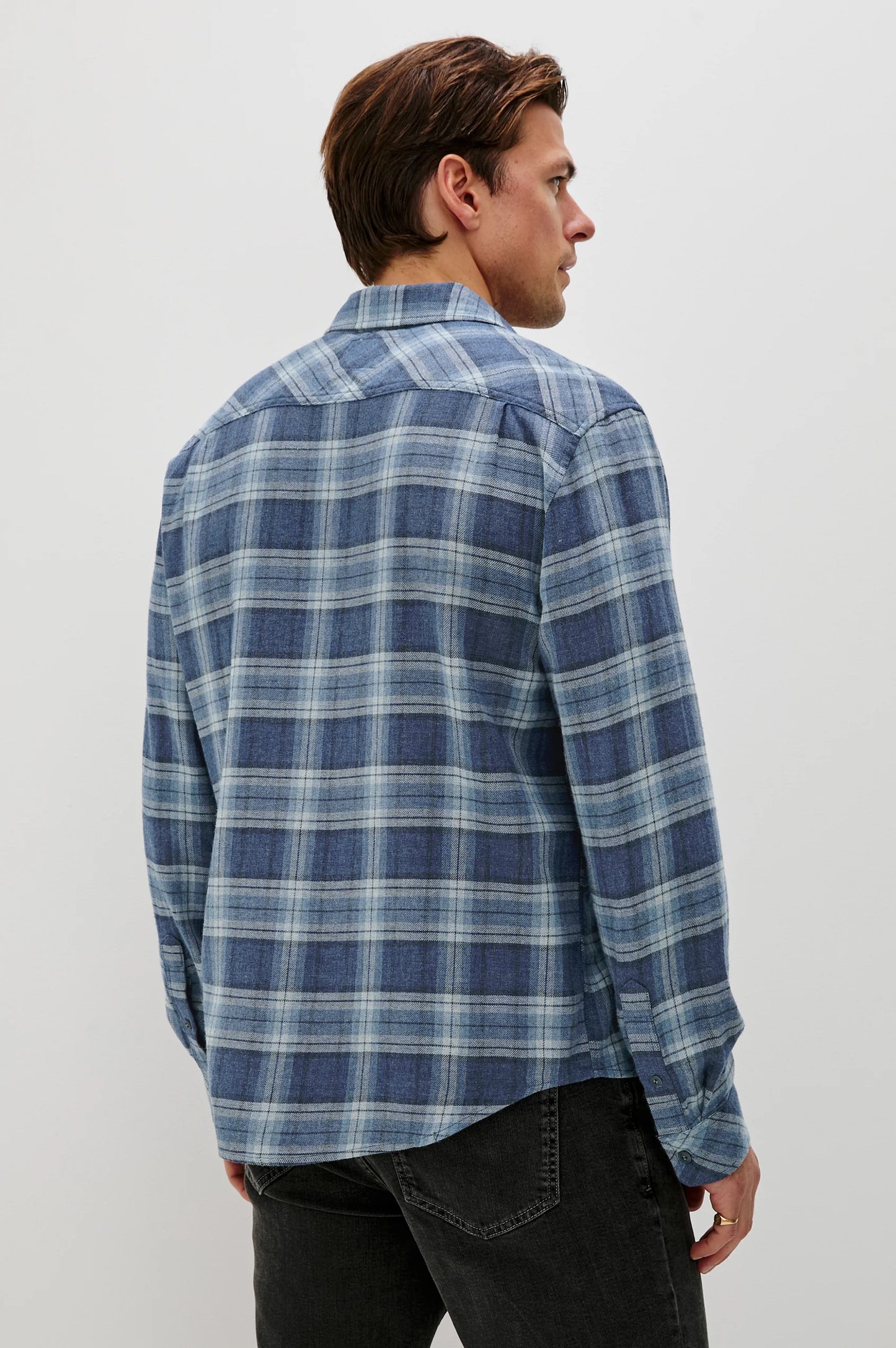 Lennox Shirt | Inkwell Melange