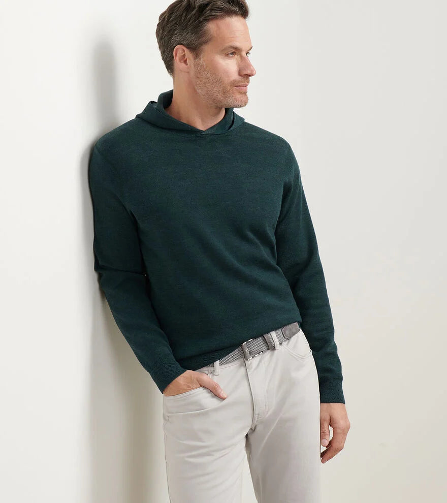Reversible Camo Popover Hoodie | Deep Verdant
