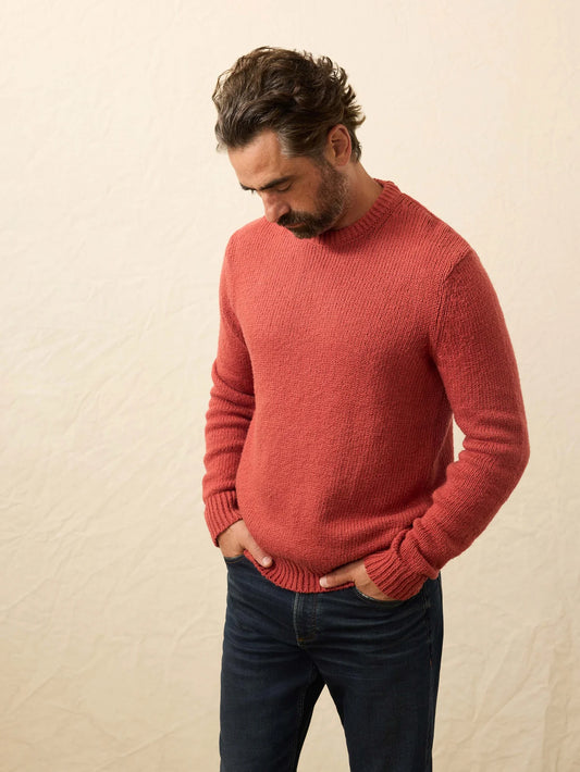 Heirloom Crewneck Sweater | Eclipse Red