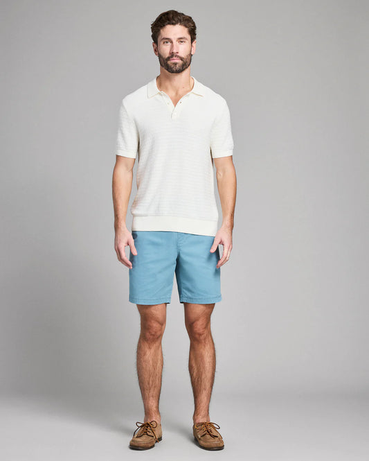 Chino Short | Steel Blue