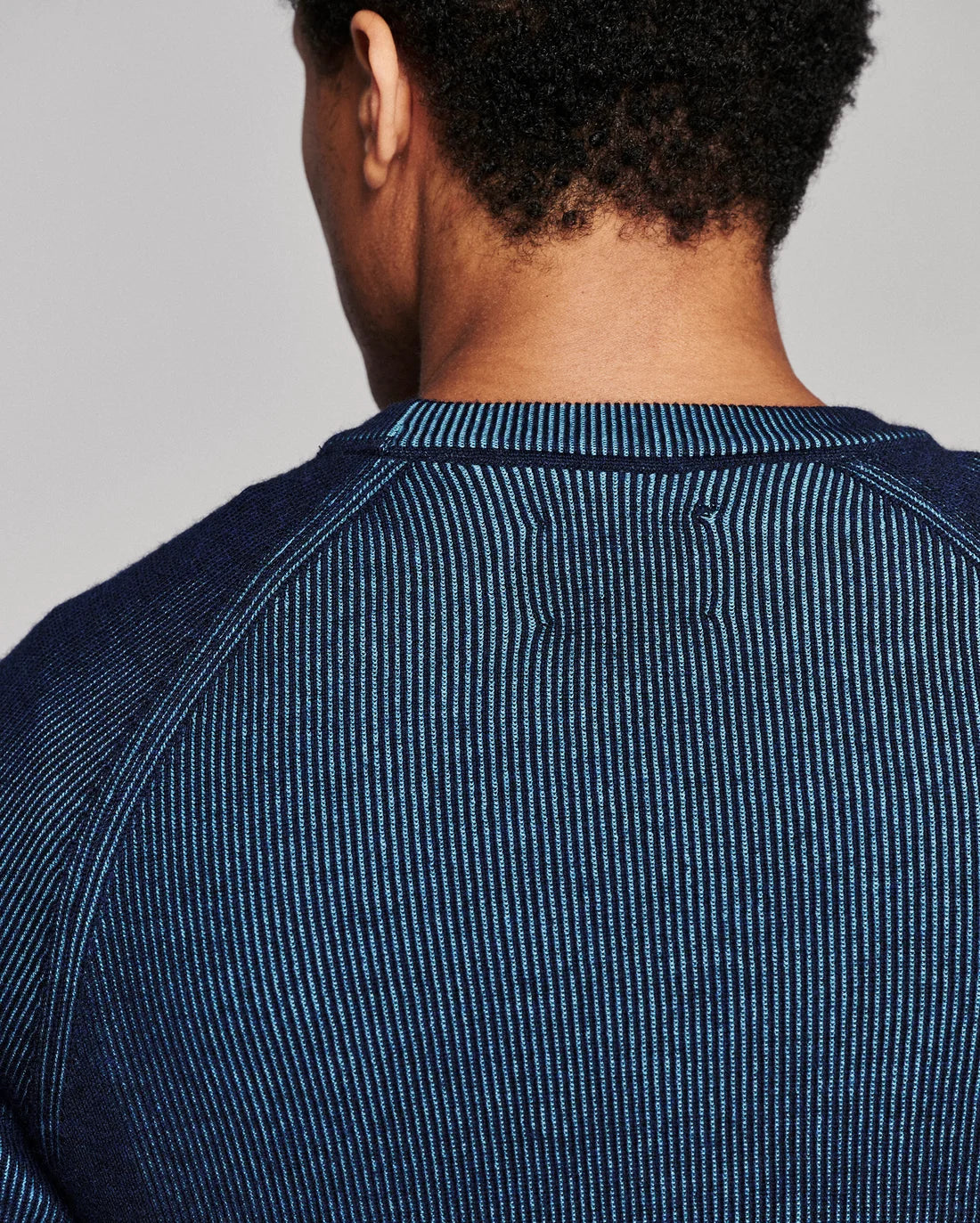 Bishop Rib Crew | Carbon Blue