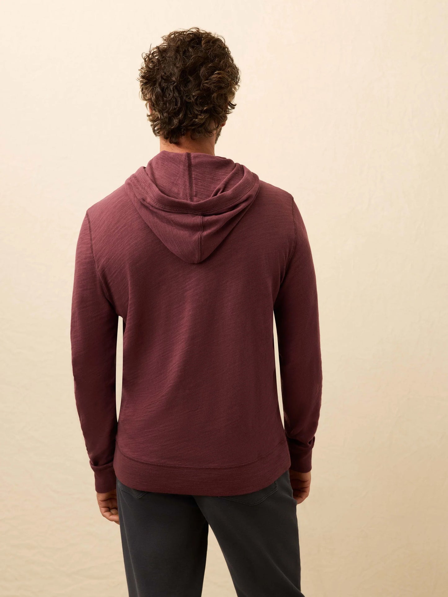 Sunwashed Slub Hoodie | Mahogany
