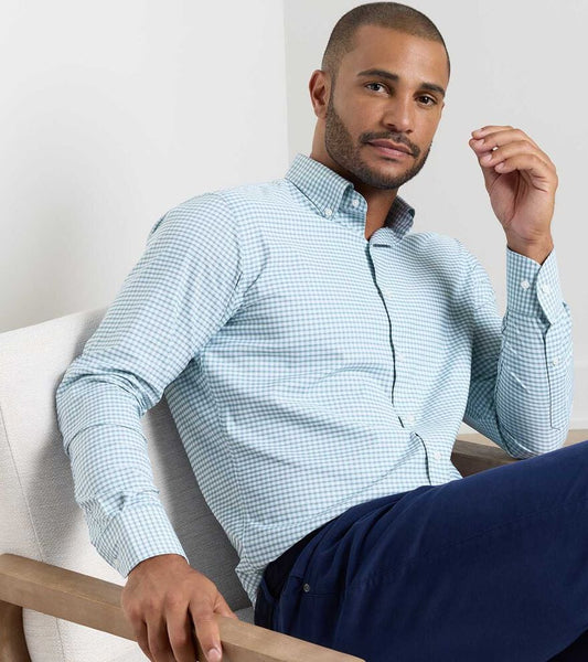 Gregory Performance Twill Sport Shirt | Windsor Blue