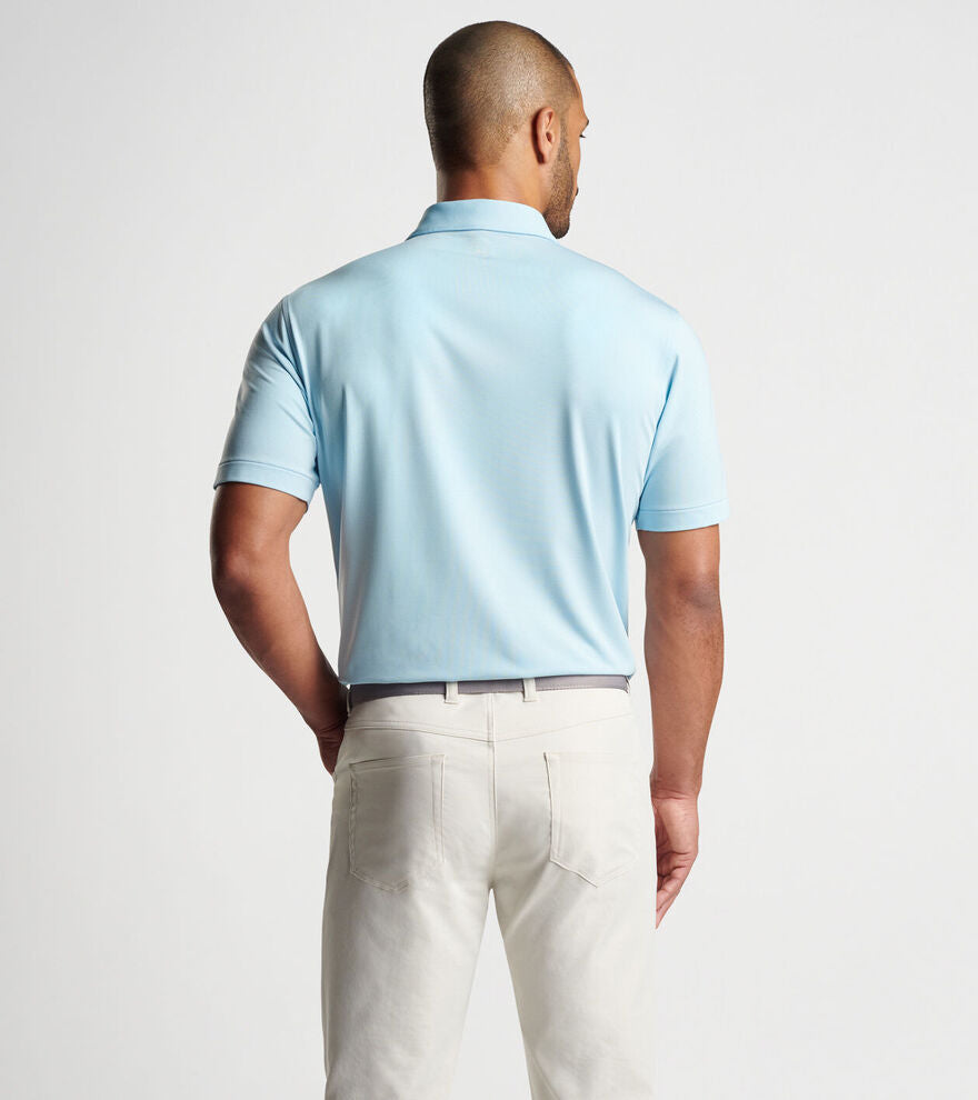 Jubilee Performance Jersey Polo | Cottage Blue