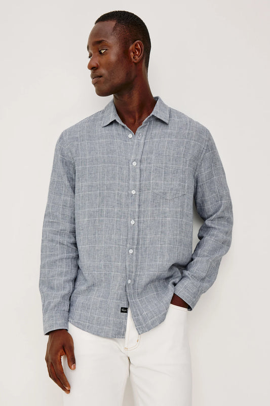 Gracy Shirt | Navy White