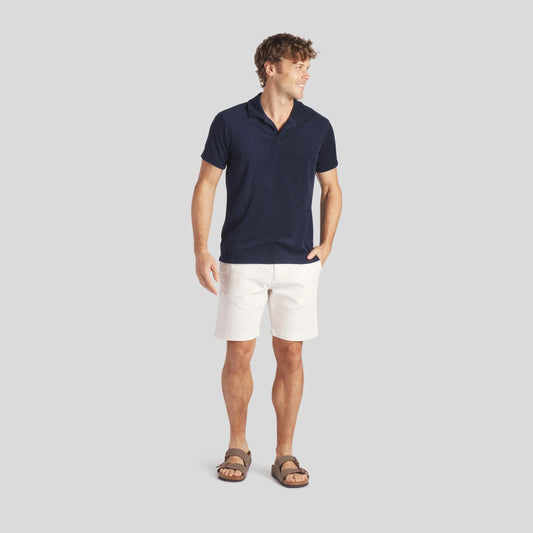 Riviera Terry Polo | Midnight Navy