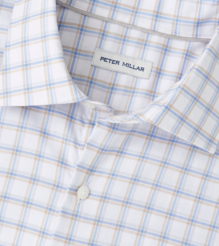 Lenox Crown Lite Cotton Stretch Sport Shirt | White