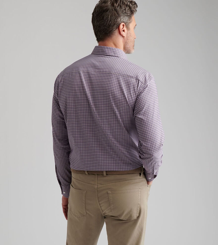 Petaluma Perf Twill Sport Shirt | Parisian Fig