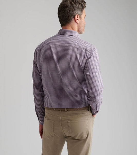Petaluma Perf Twill Sport Shirt | Parisian Fig
