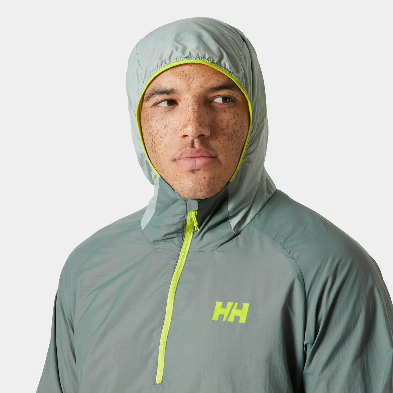 Roam Wind Anorak Jacket | Grey Cactus