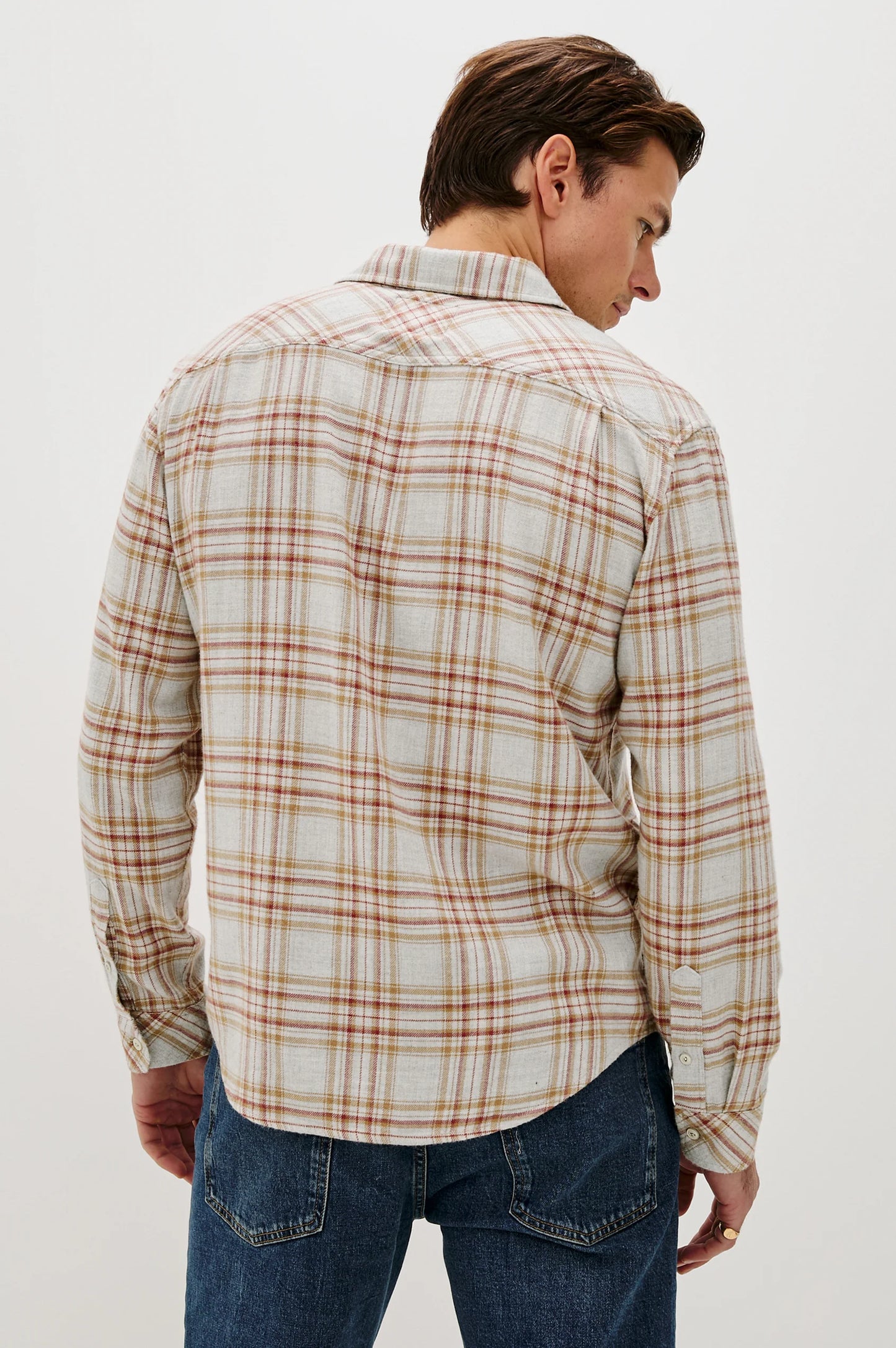Lennox Shirt | Currant Tawny Melange