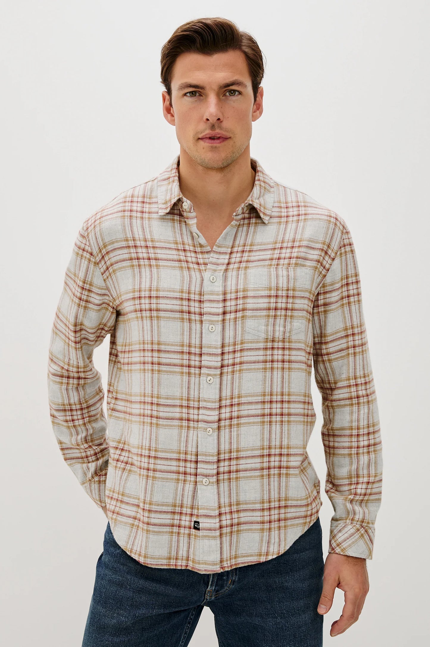 Lennox Shirt | Currant Tawny Melange