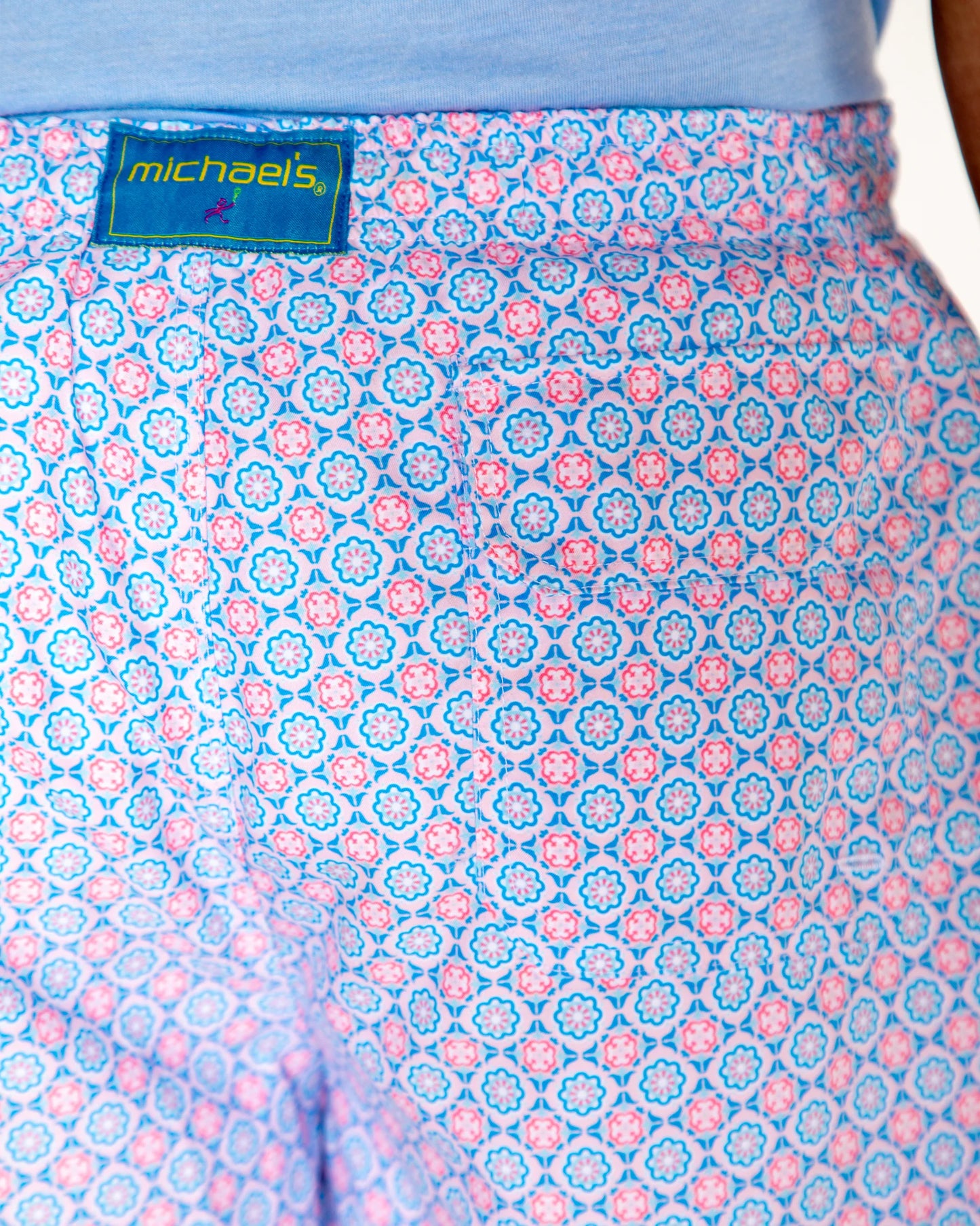 Cyclist Liner Swim Trunk | Medallion Pink