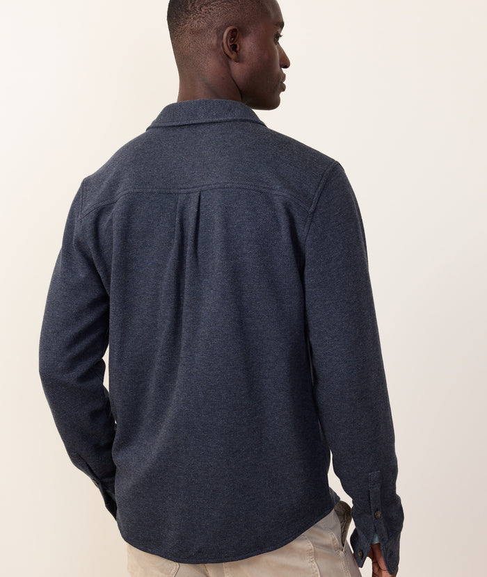 Pacifica Stretch Shirt | Navy