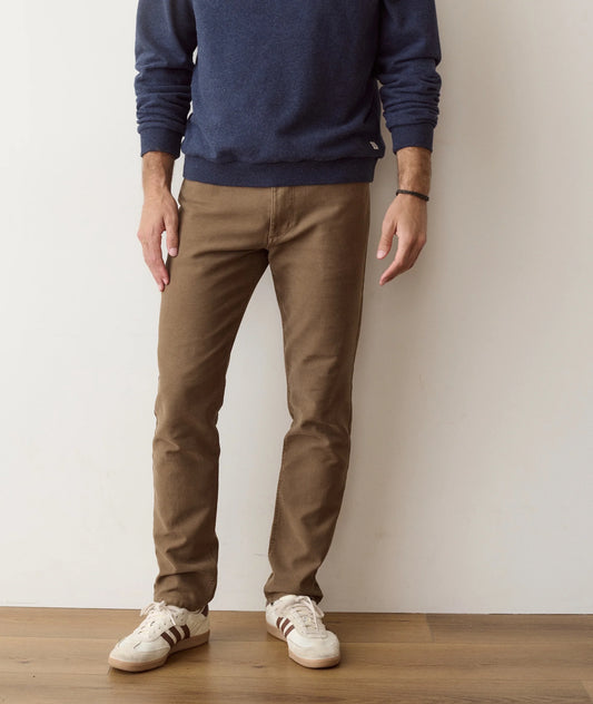 5 Pocket Flex Terry Pant | Daisy Brown